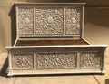 White Wash Carved Bed | Lucky Furniture & Handicrafts.