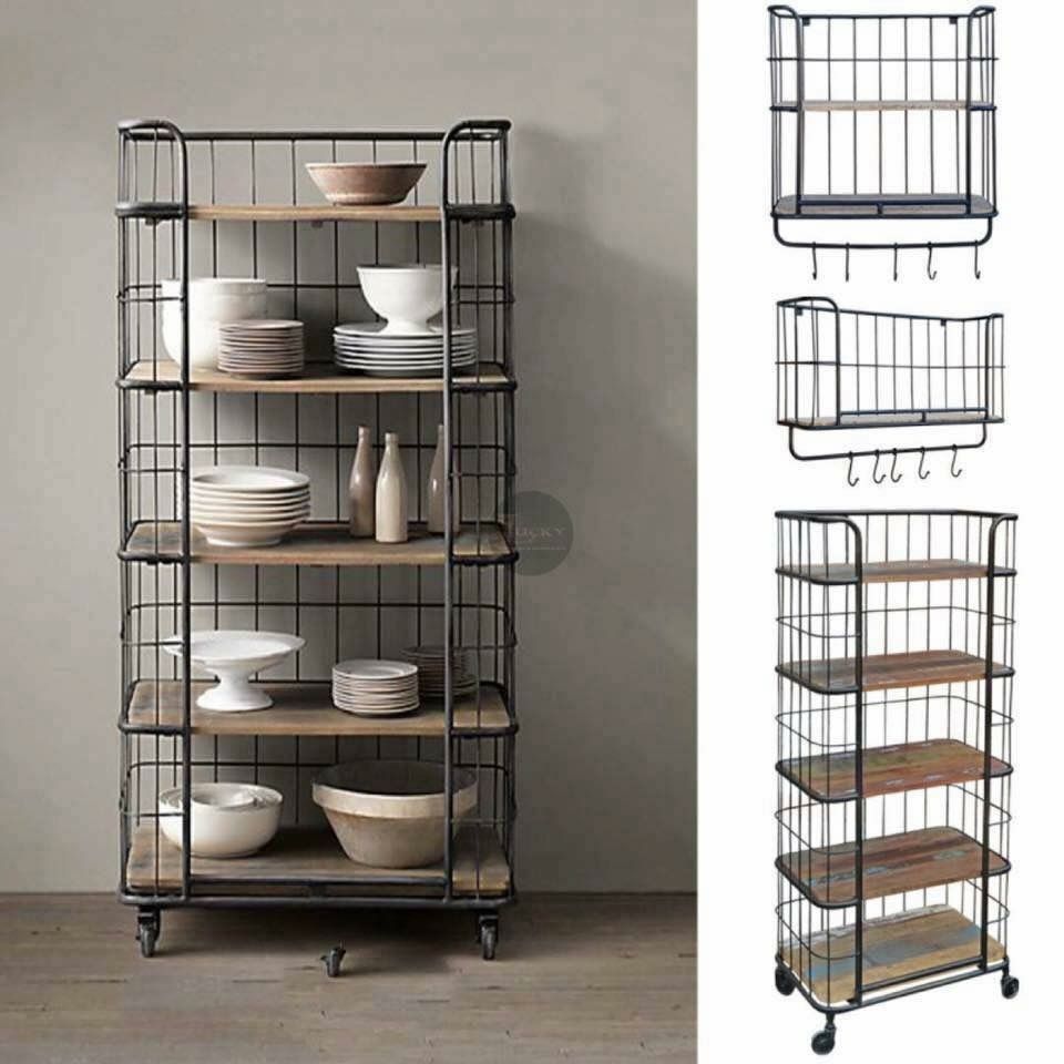 Industrial Baker Shelf | Lucky Furniture & Handicrafts.