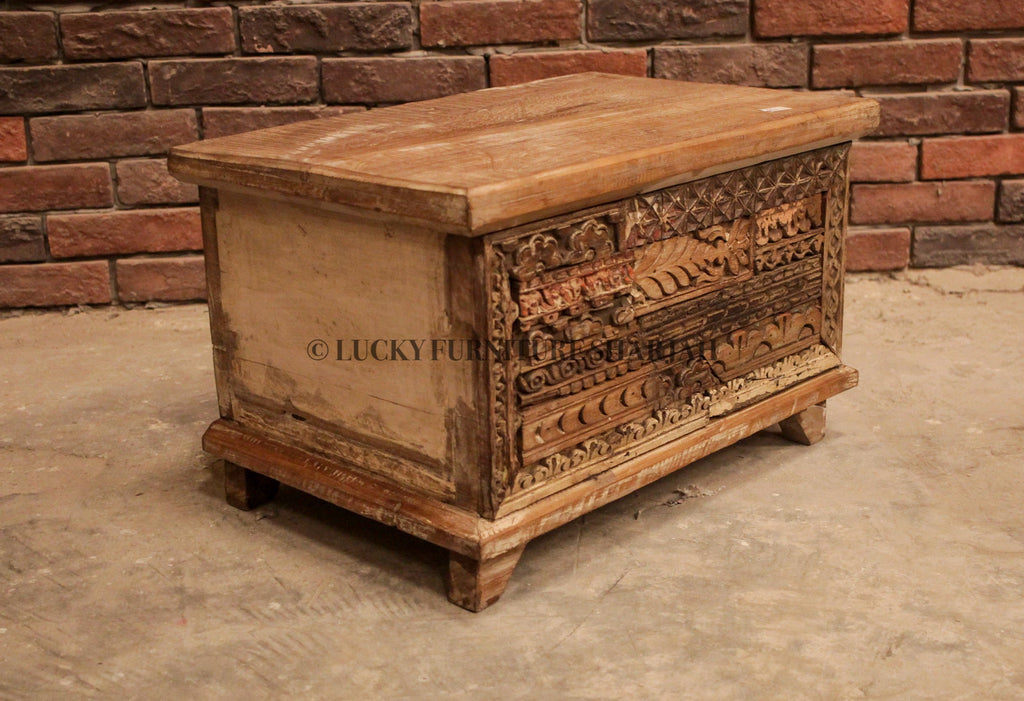Recycle Block Pieces Trunk | Lucky Furniture & Handicrafts.