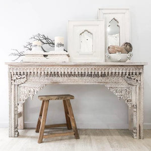 Wooden Carved Console | Lucky Furniture & Handicrafts.