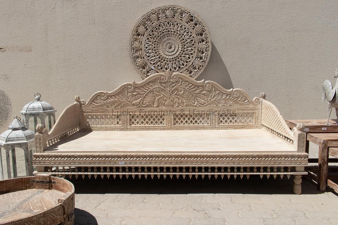 Carved Daybed | Lucky Furniture & Handicrafts.
