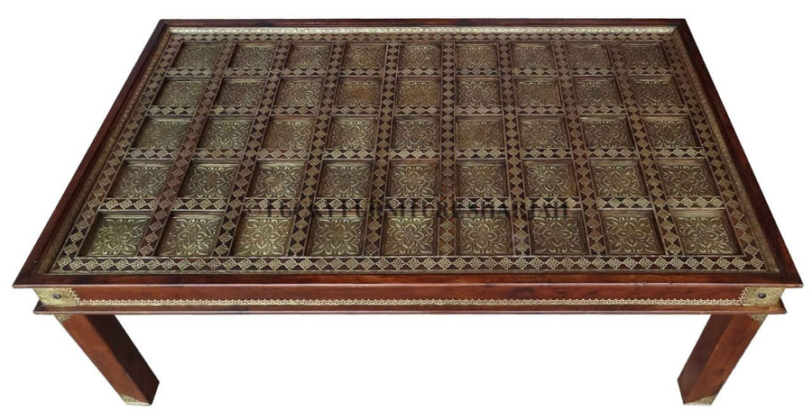 Brass Inlay Table | Lucky Furniture & Handicrafts.