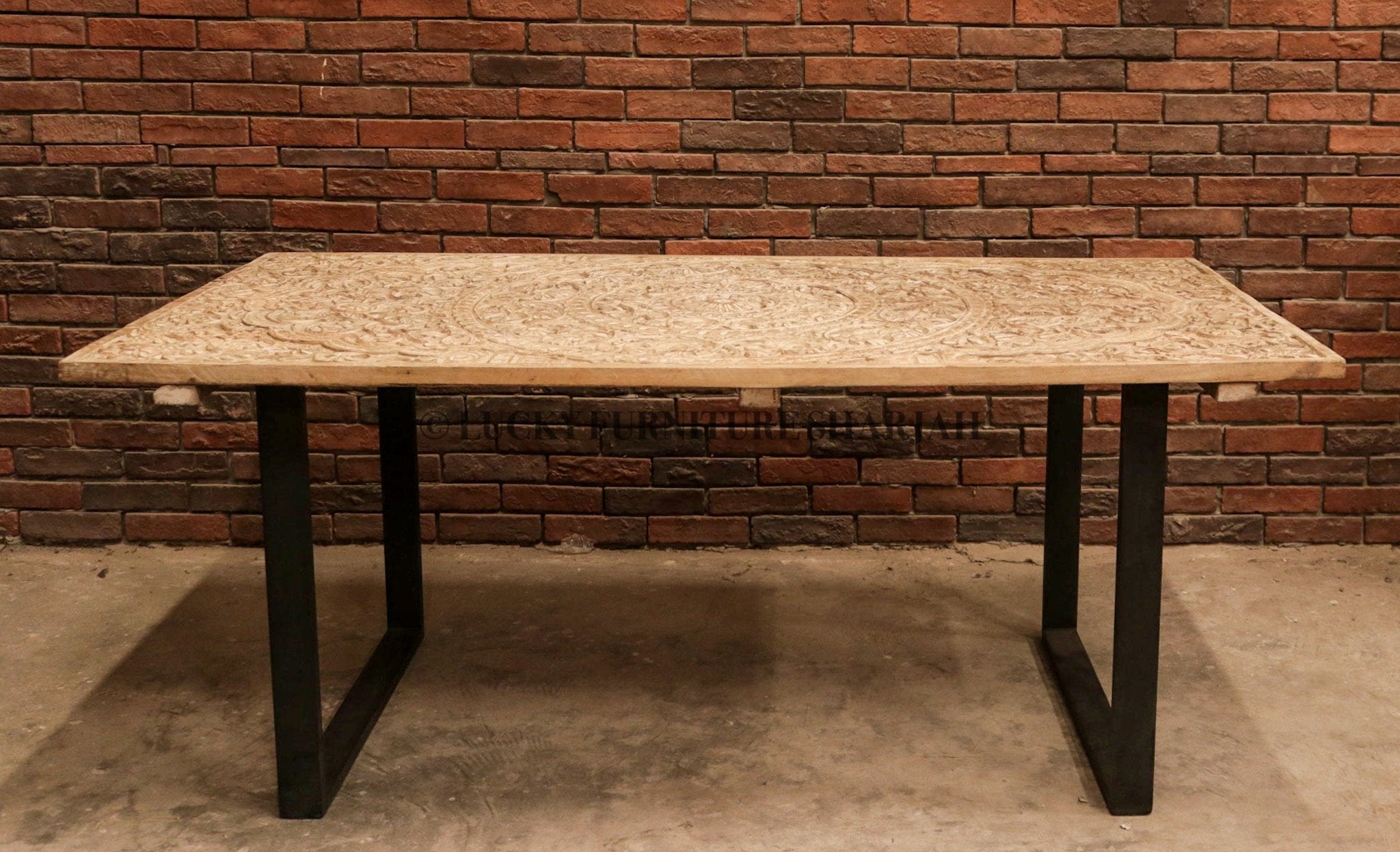 Carved Dining Table | Lucky Furniture & Handicrafts.