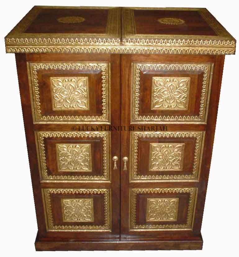 Brass Panel Folding Bar | Lucky Furniture & Handicrafts.