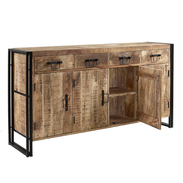 Mango Wood Sideboard 4 Draw | Lucky Furniture & Handicrafts.