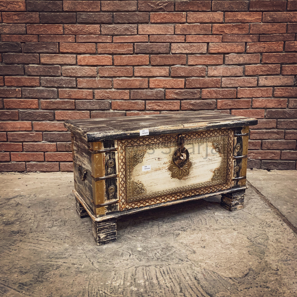 Multicolor Box with brass inlay | Lucky Furniture & Handicrafts.