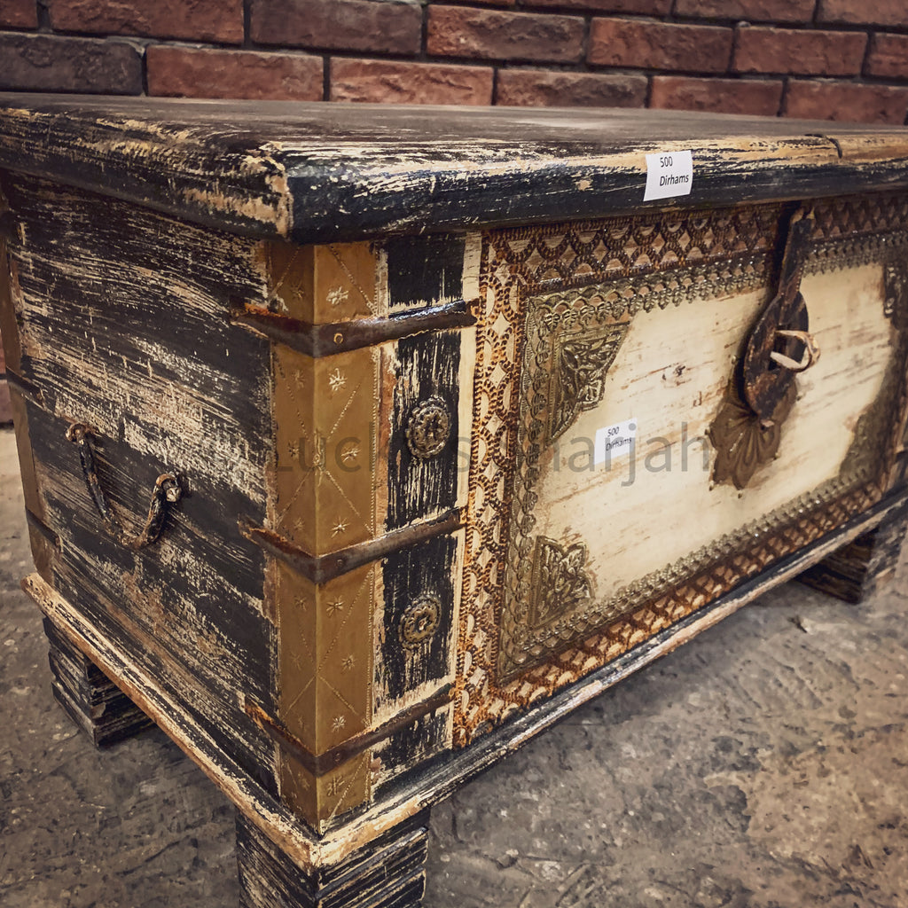 Multicolor Box with brass inlay | Lucky Furniture & Handicrafts.