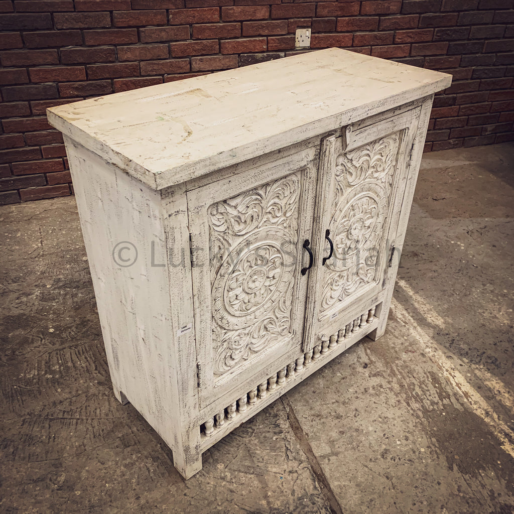 Carved 2 door Sideboard | Lucky Furniture & Handicrafts.