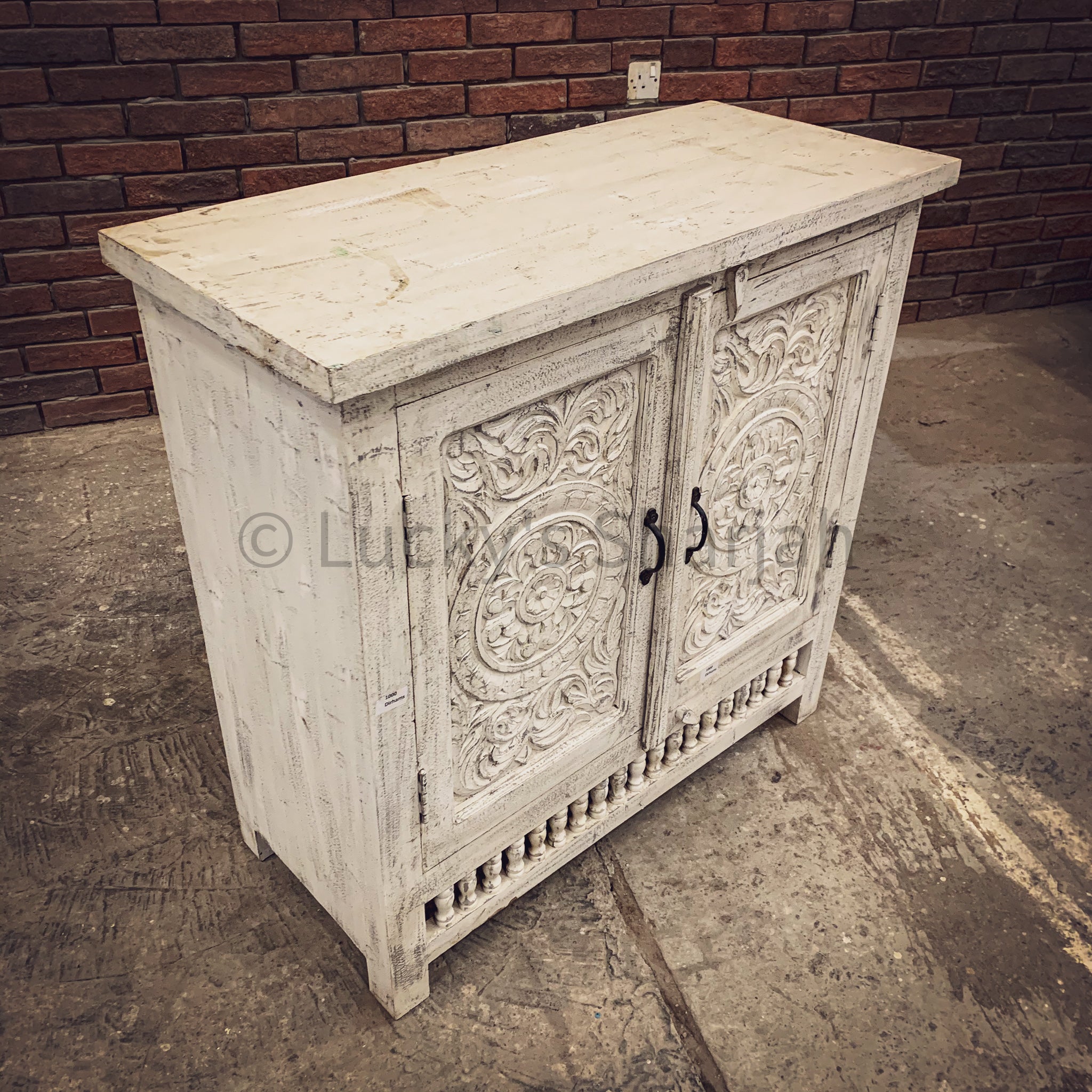 Carved 2 door Sideboard | Lucky Furniture & Handicrafts.