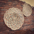 Boho Multicolor Plate Set of 2 XL | Lucky Furniture & Handicrafts.