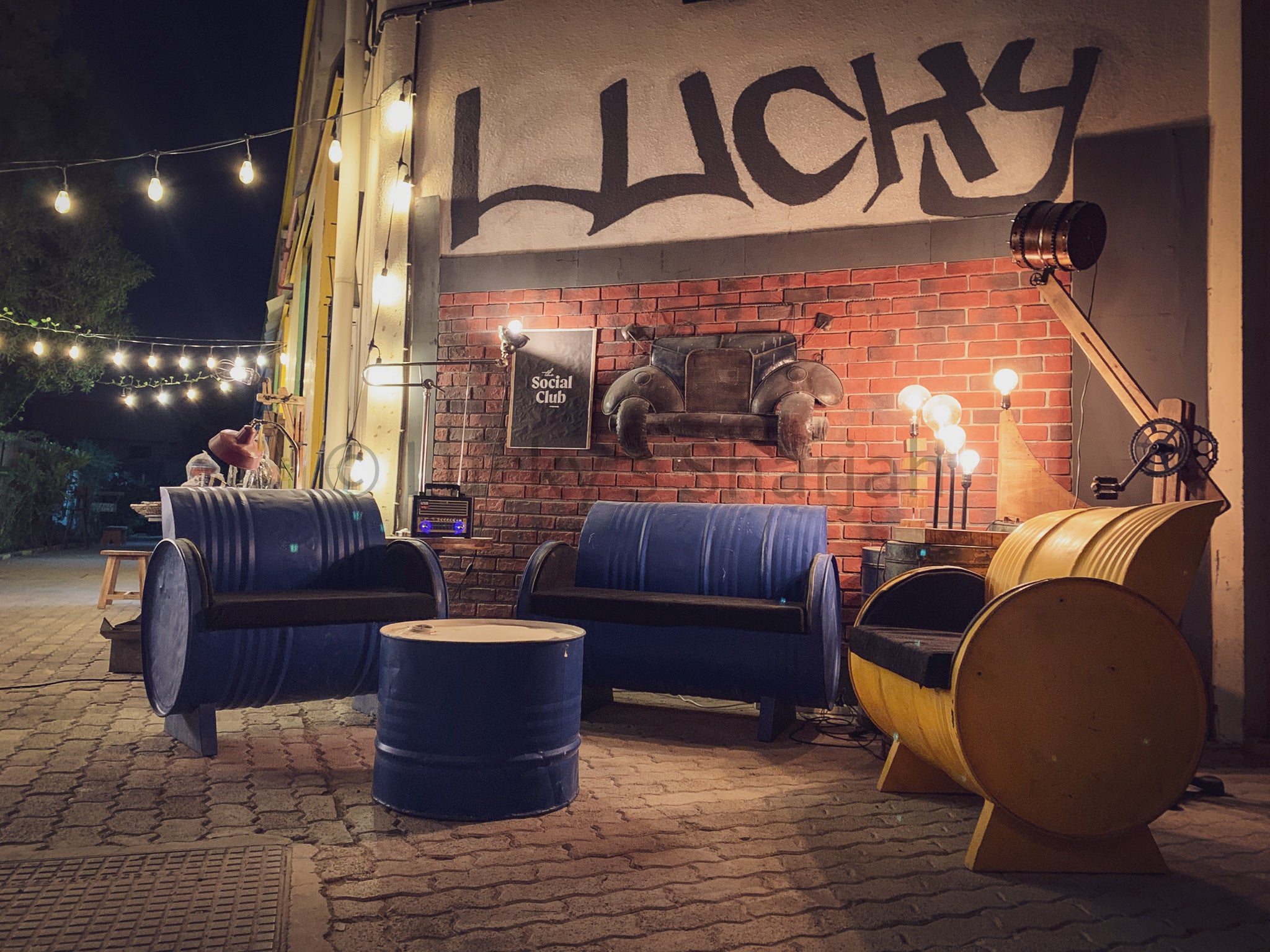 Industrial design Barrel Sofa Set | Lucky Furniture & Handicrafts.