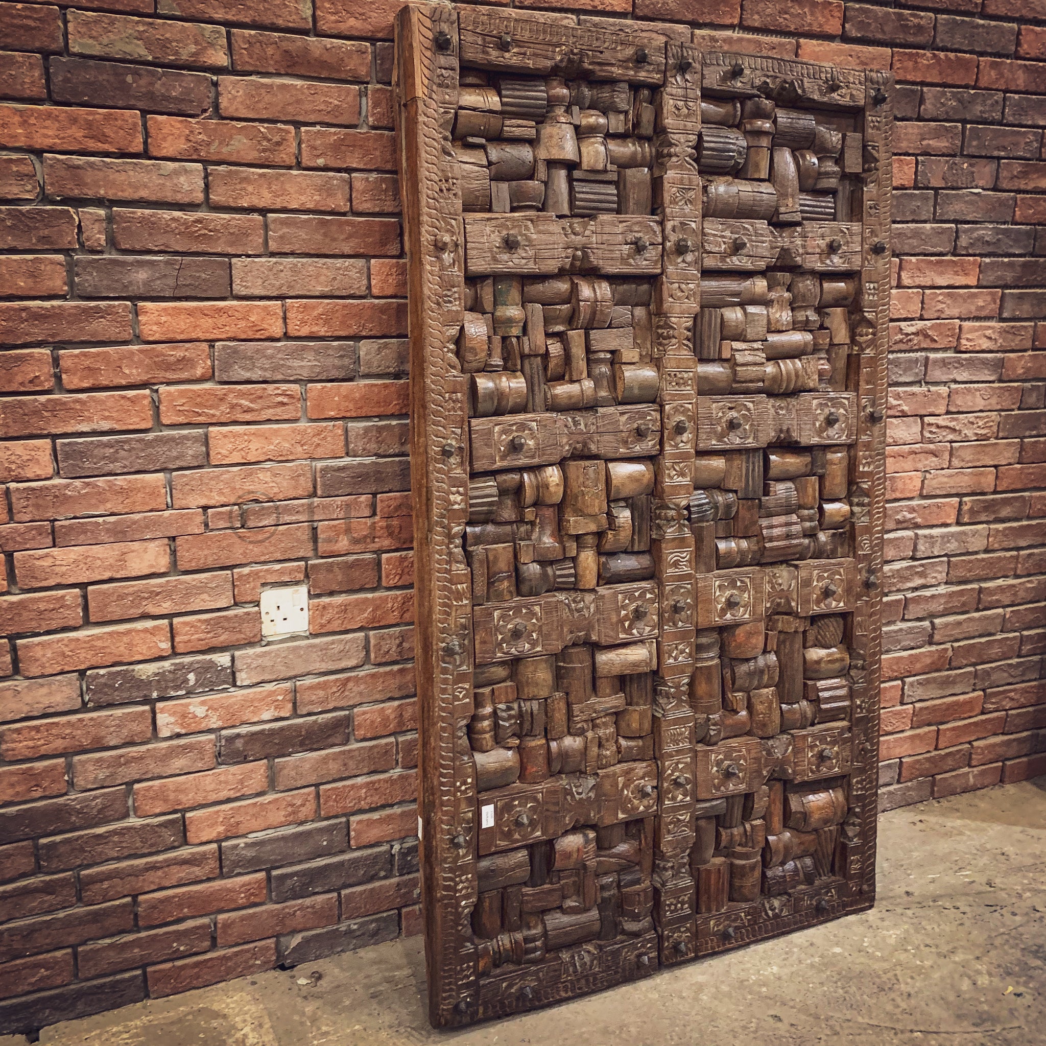 Recycle Pieces Old doo | Lucky Furniture & Handicrafts.