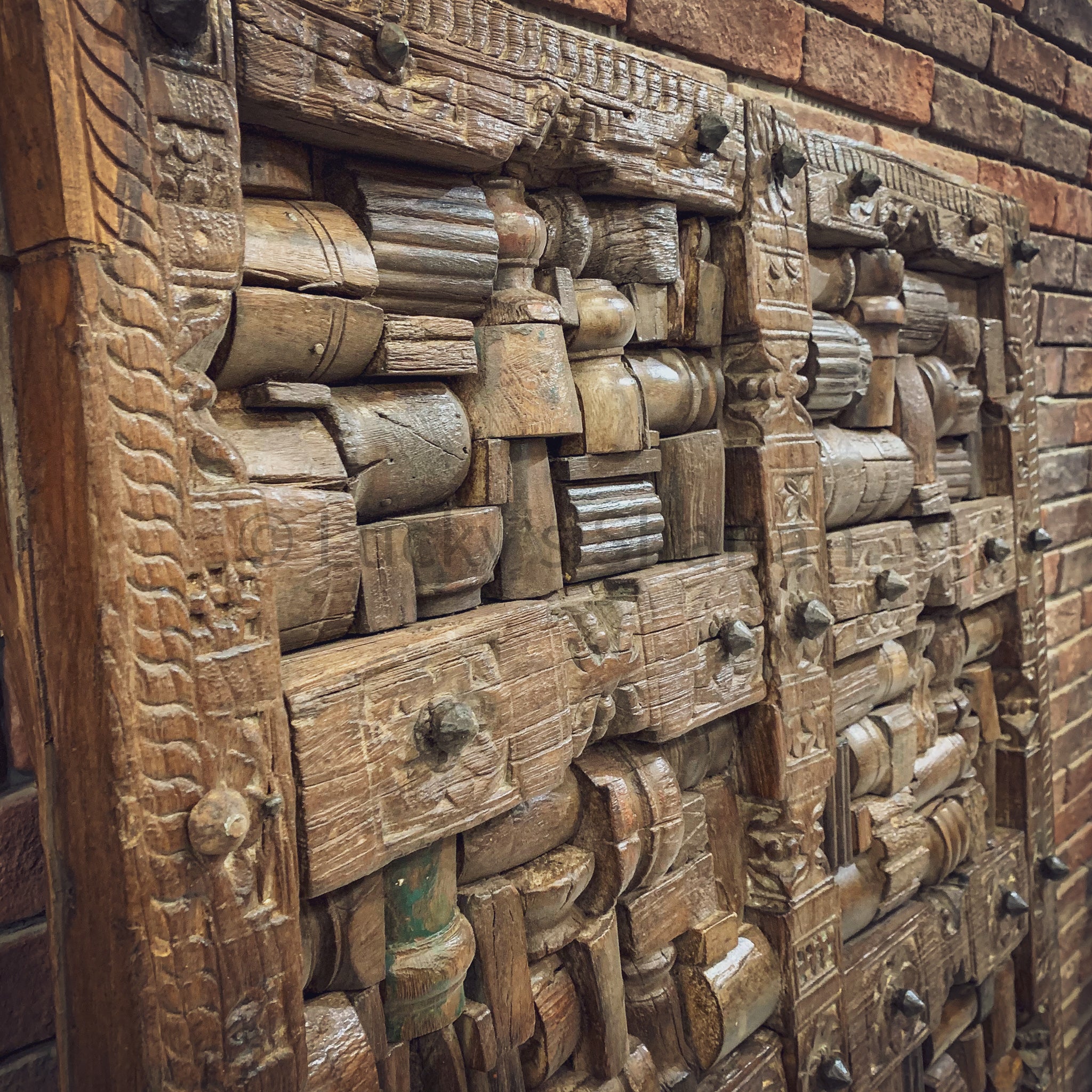 Recycle Pieces Old doo | Lucky Furniture & Handicrafts.