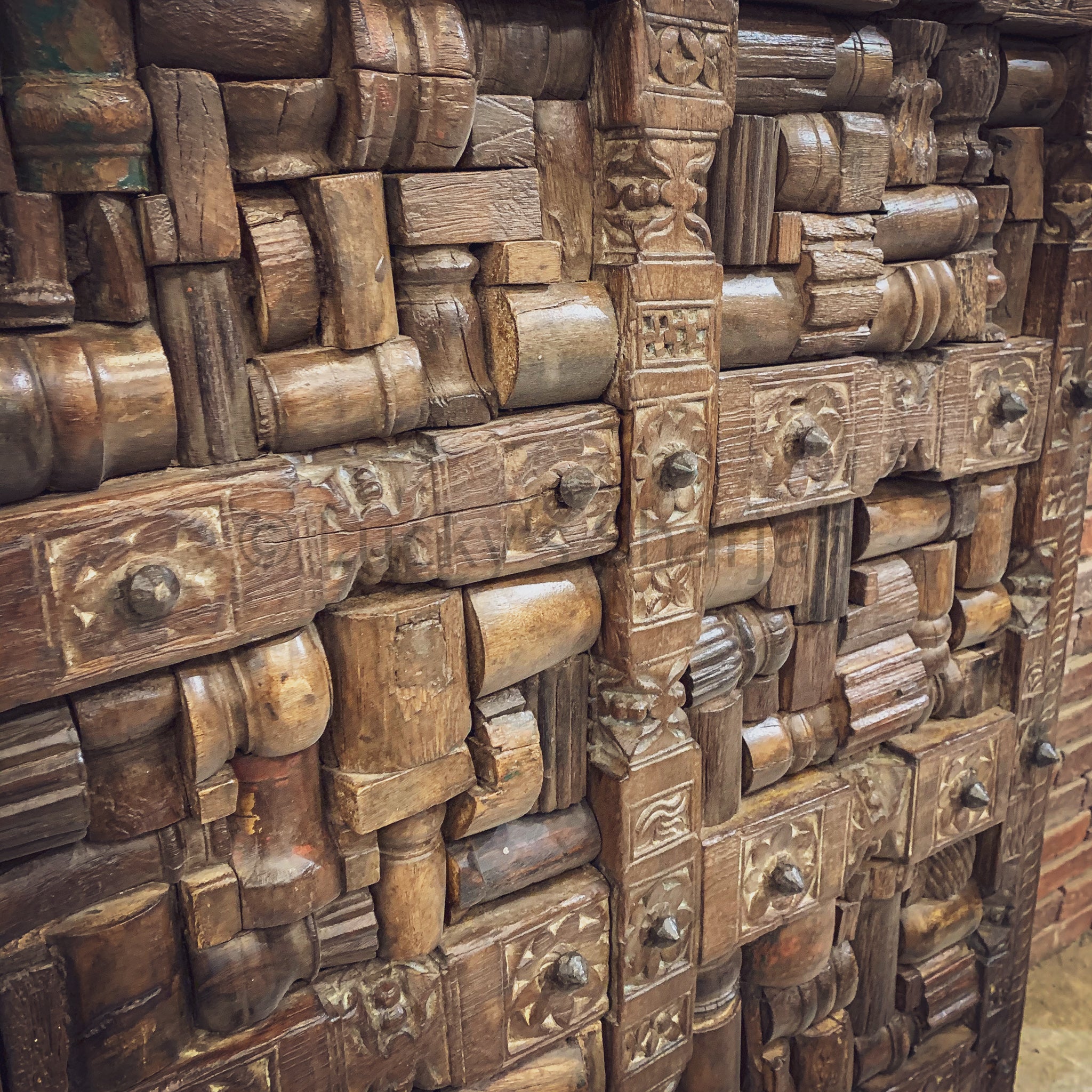 Recycle Pieces Old doo | Lucky Furniture & Handicrafts.