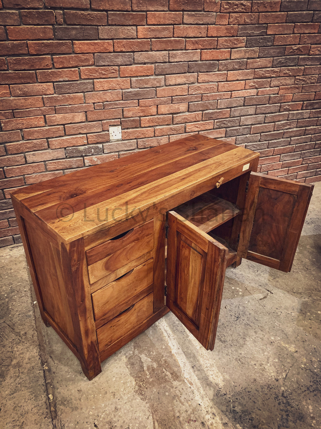 Minimalist Wooden Sideboard | Lucky Furniture & Handicrafts.