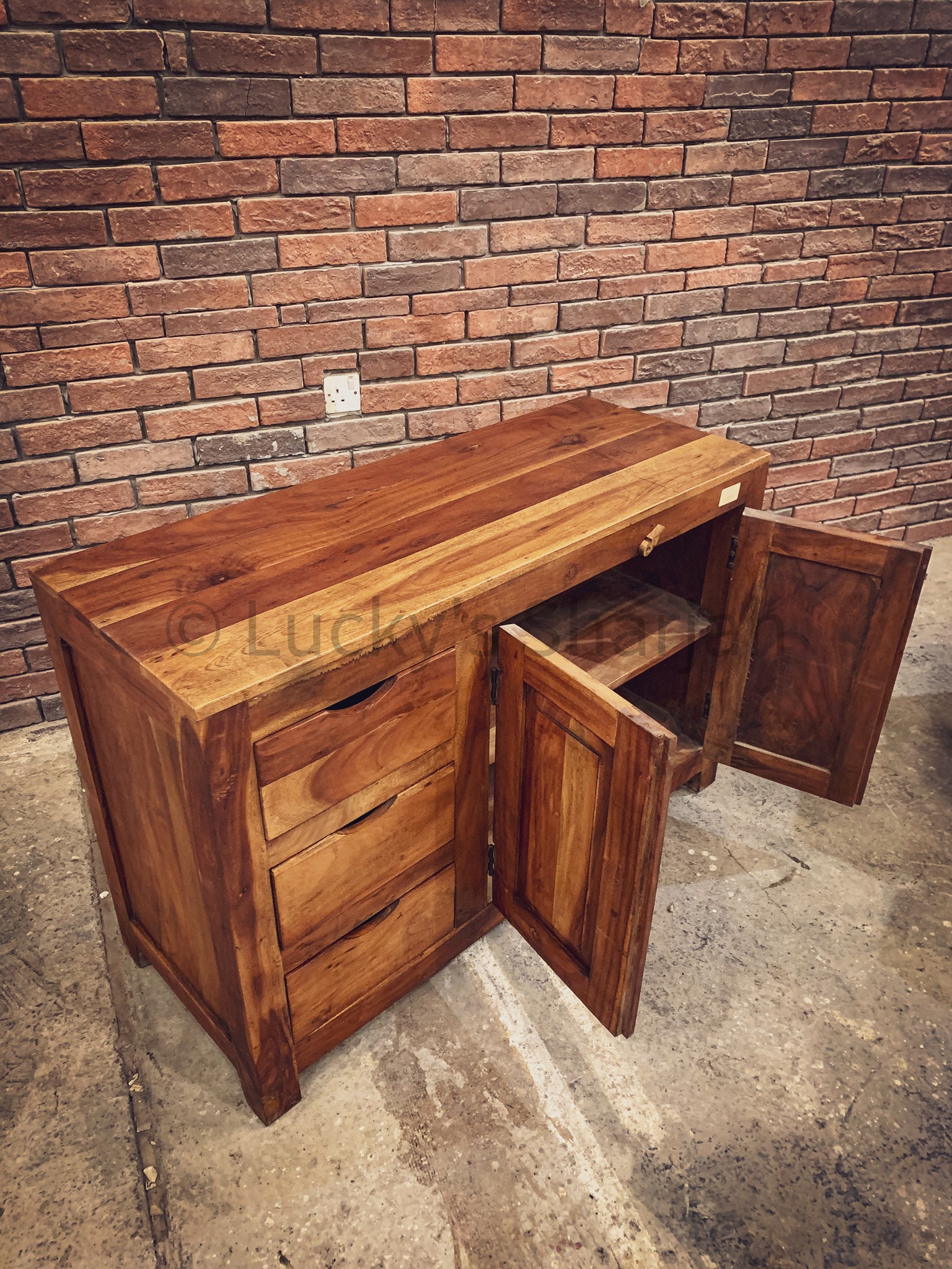 Minimalist Wooden Sideboard | Lucky Furniture & Handicrafts.