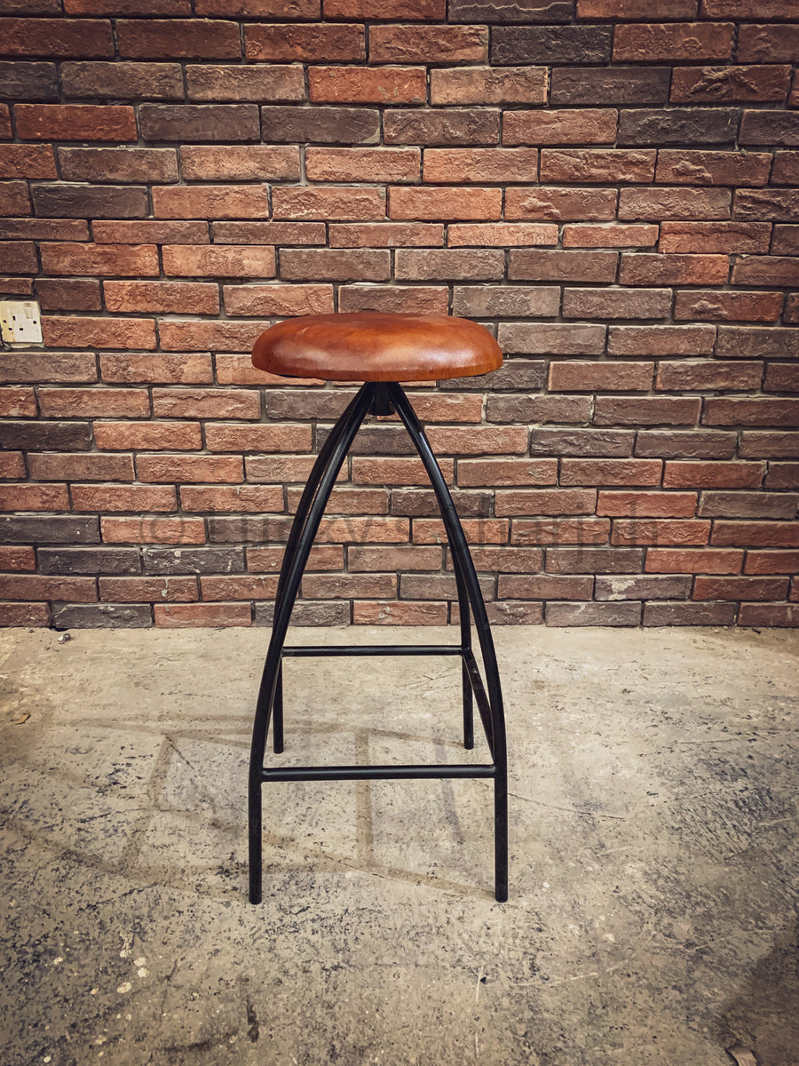 Minimalist Tan brown Bar stool | Lucky Furniture & Handicrafts.