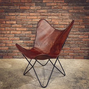 Tan Brown Butterfly Chair | Lucky Furniture & Handicrafts.