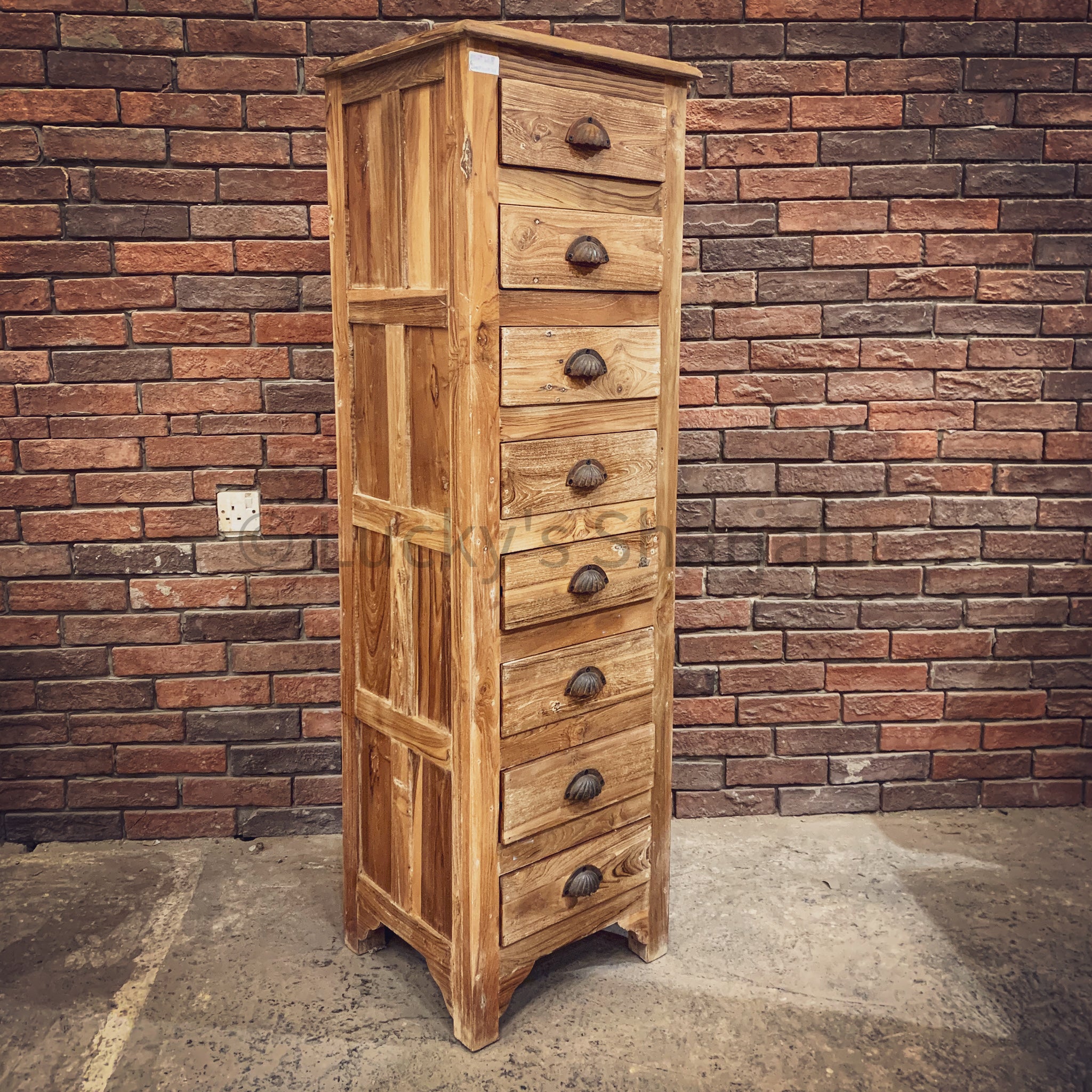 Organization Tall boy drawchest 8 Draw | Lucky Furniture & Handicrafts.