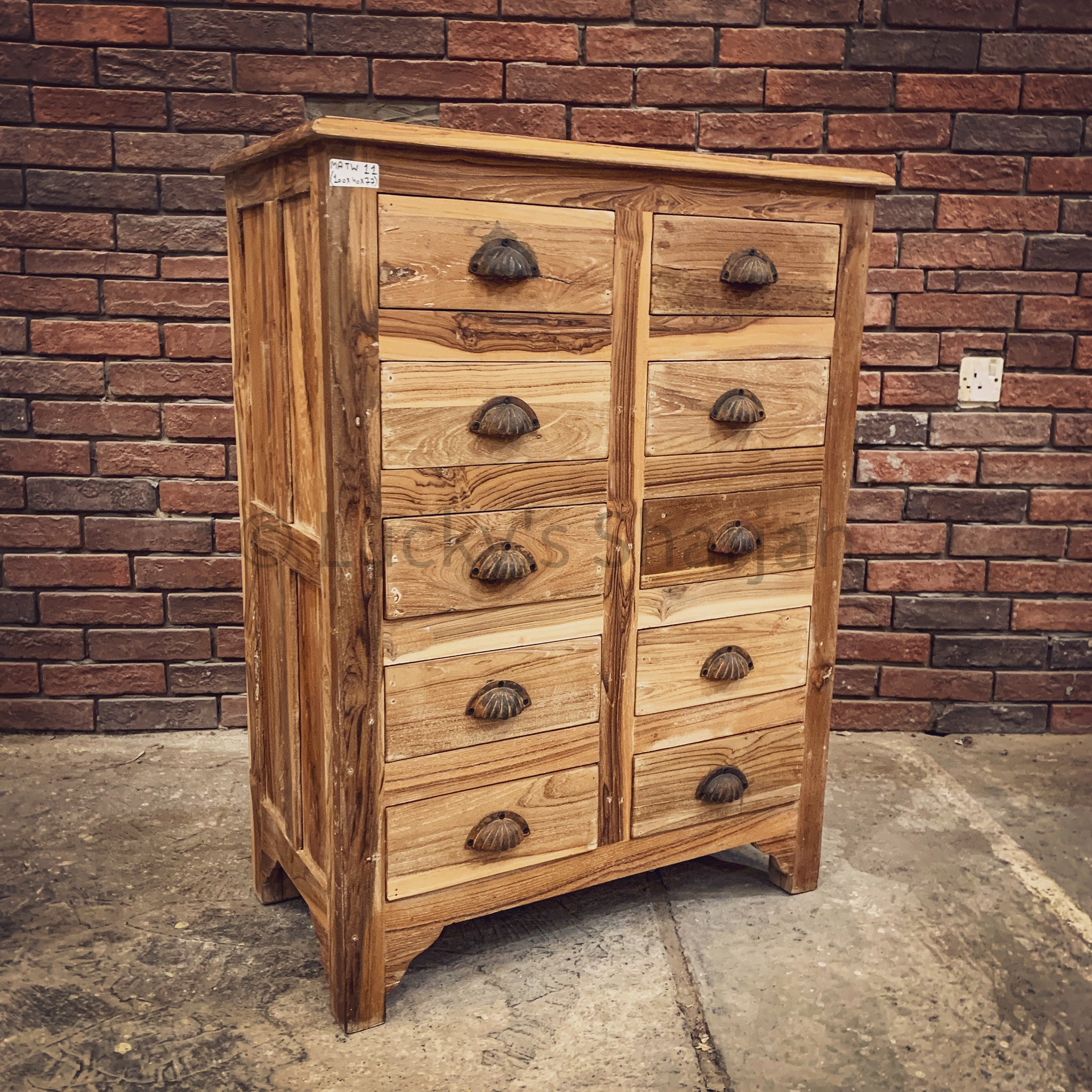 Organization Tall boy drawchest 10 Draw | Lucky Furniture & Handicrafts.