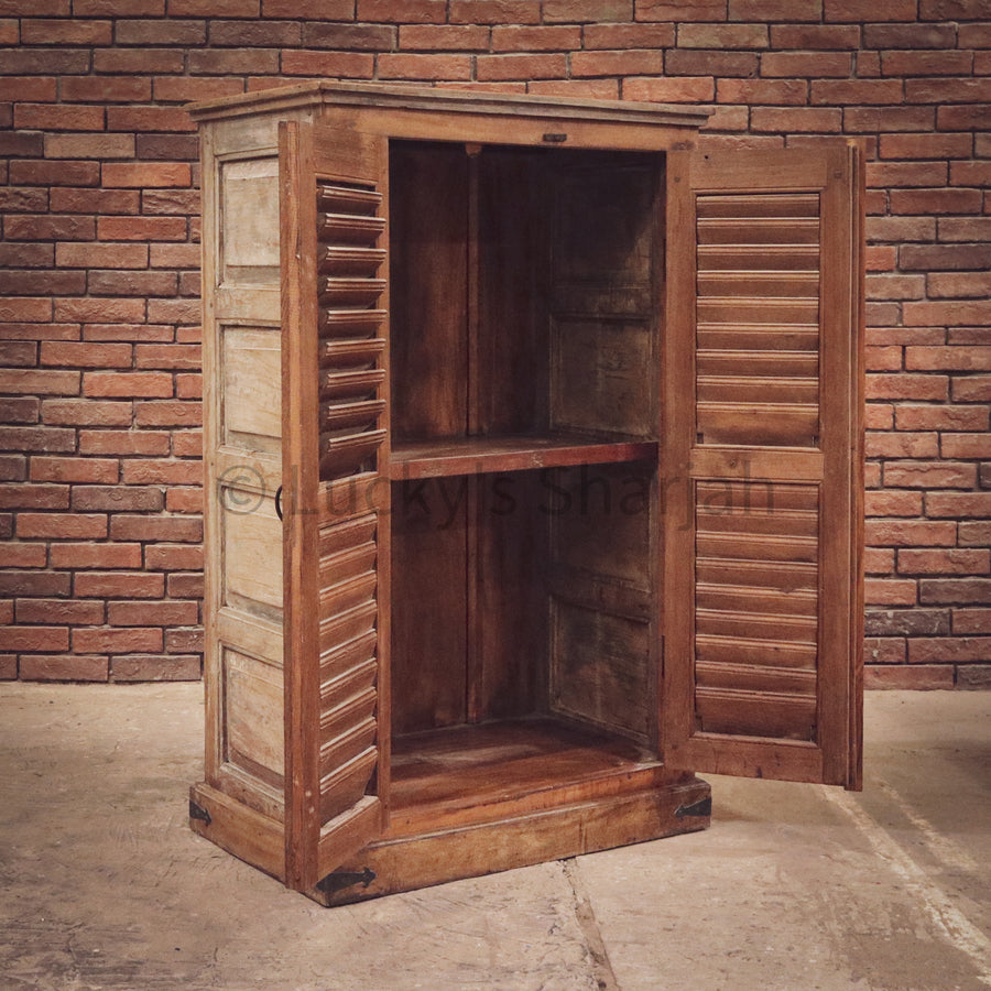 Vintage Shutter Design Cottage Chic Cabinet | Lucky Furniture & Handicrafts.