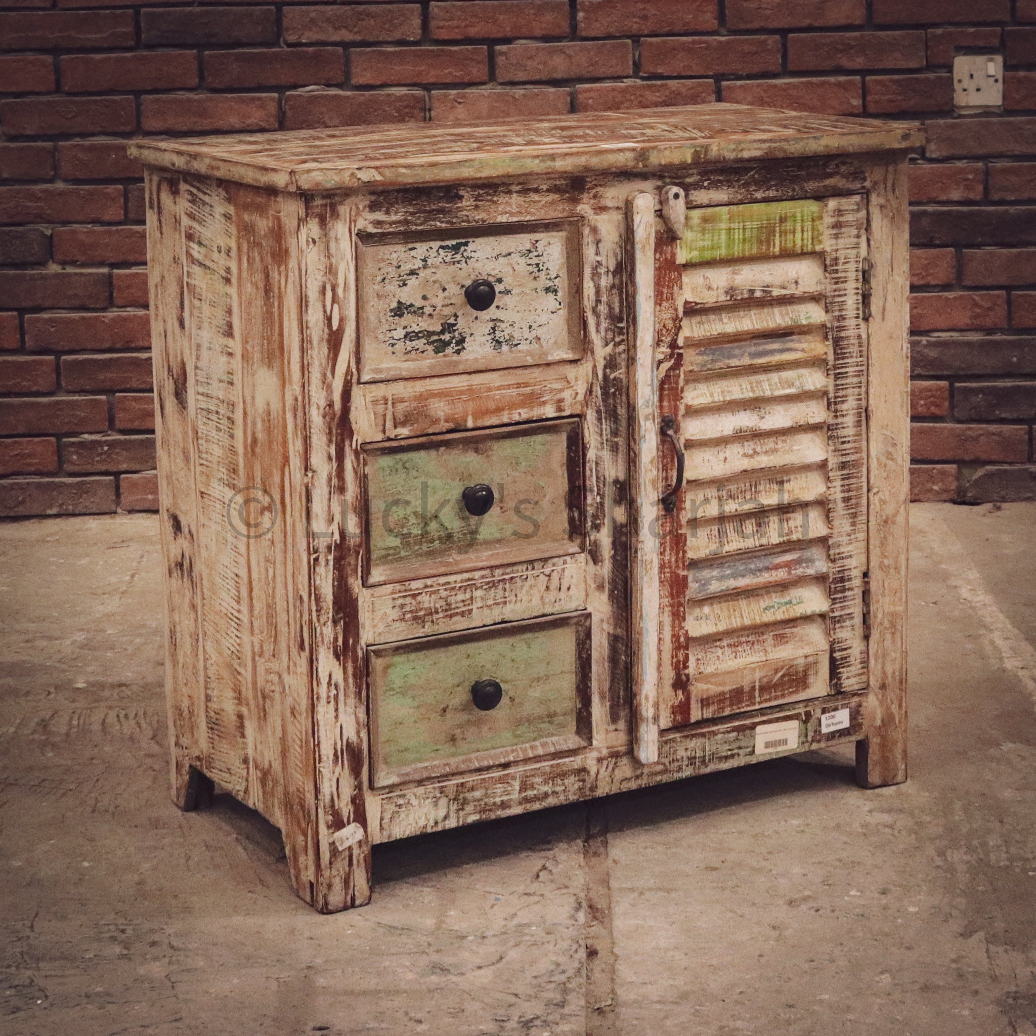 Recycle Design XL Sidetable | Lucky Furniture & Handicrafts.