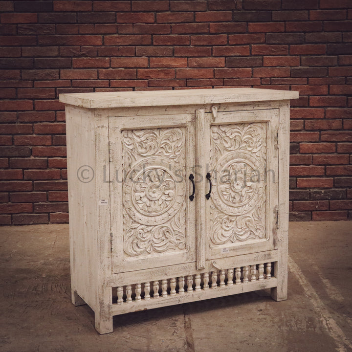 Carved 2 door Sideboard | Lucky Furniture & Handicrafts.