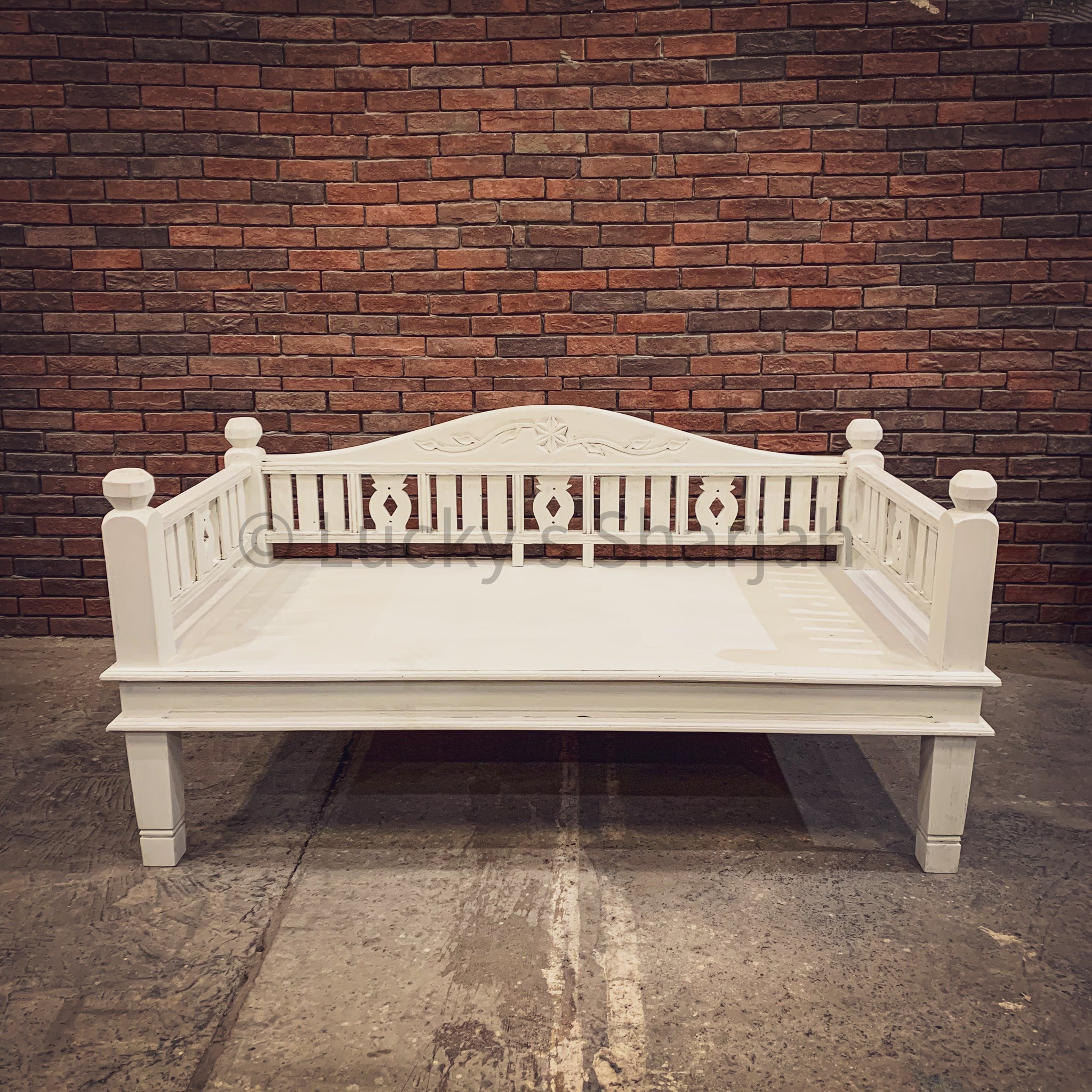 Whitewash Daybed | Lucky Furniture & Handicrafts.