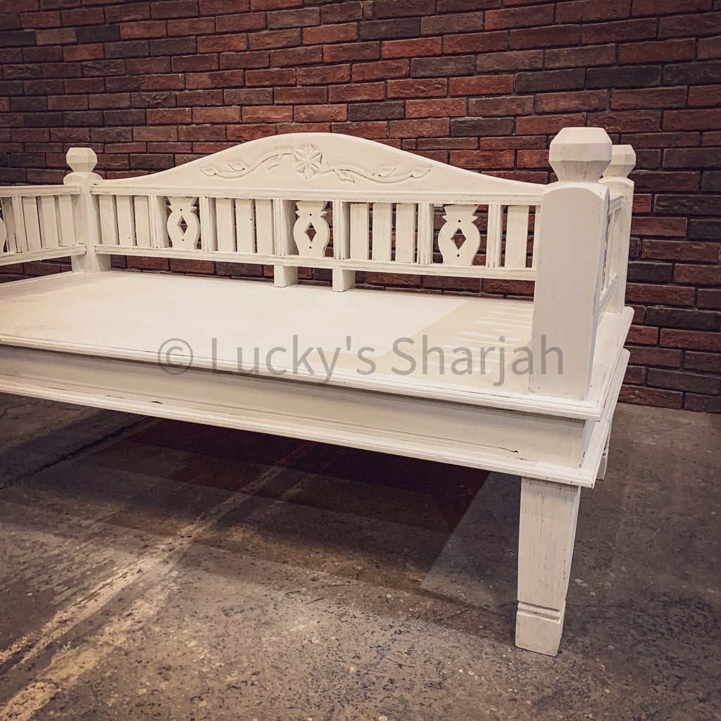 Whitewash Daybed | Lucky Furniture & Handicrafts.
