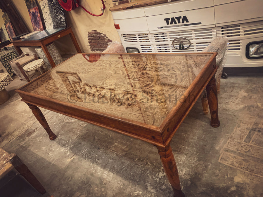 Carved Dining Table | Lucky Furniture & Handicrafts.