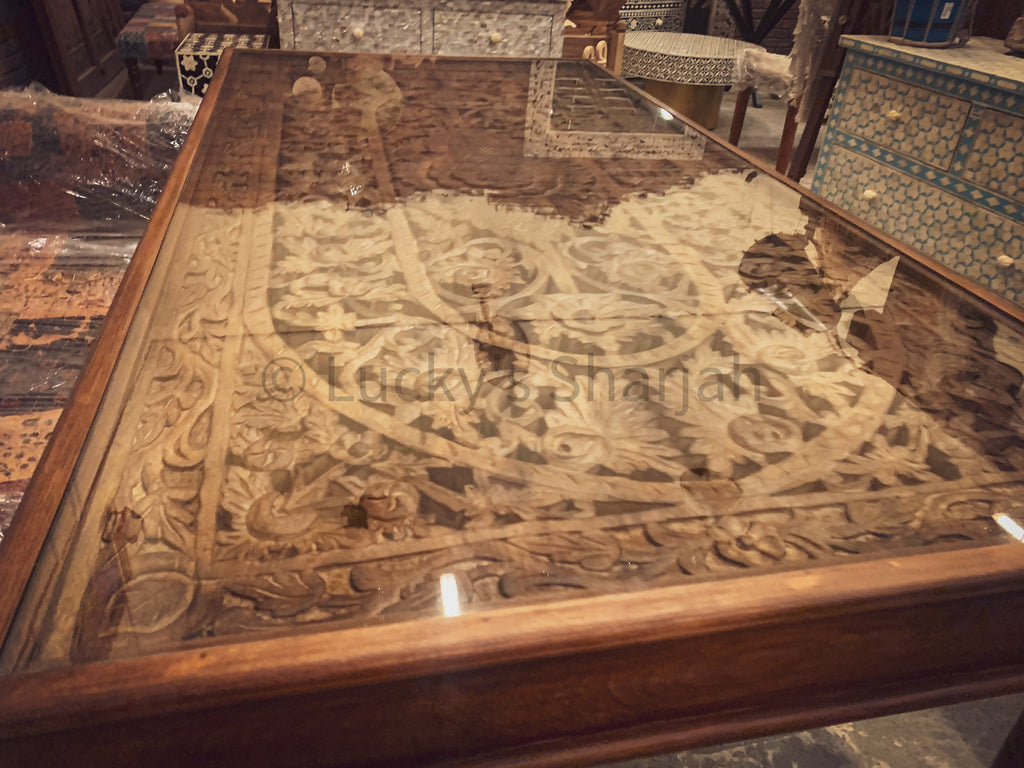 Carved Dining Table | Lucky Furniture & Handicrafts.