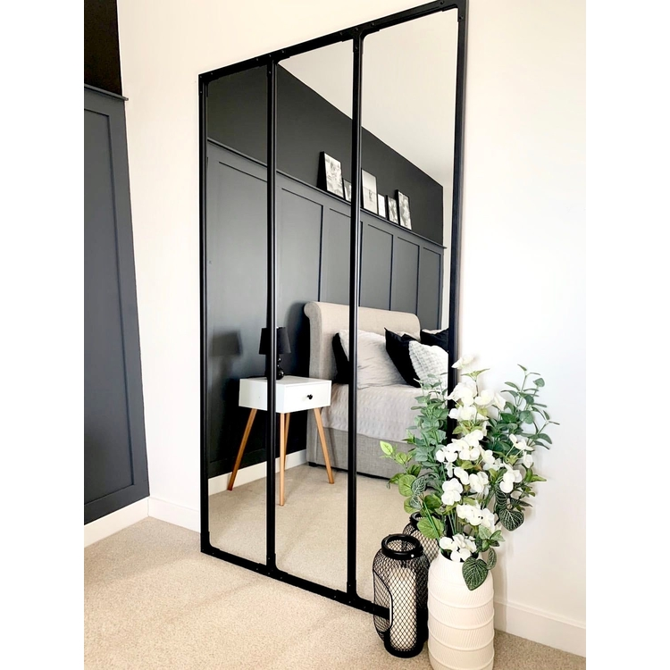 SIDERO Paneled Mirror Frame | Lucky Furniture & Handicrafts.