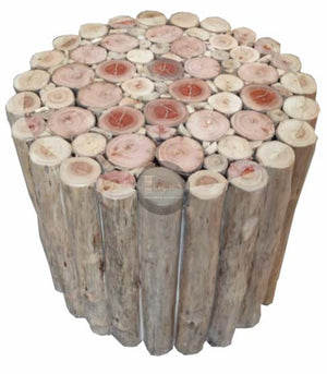 Log Xylo Round Side table.