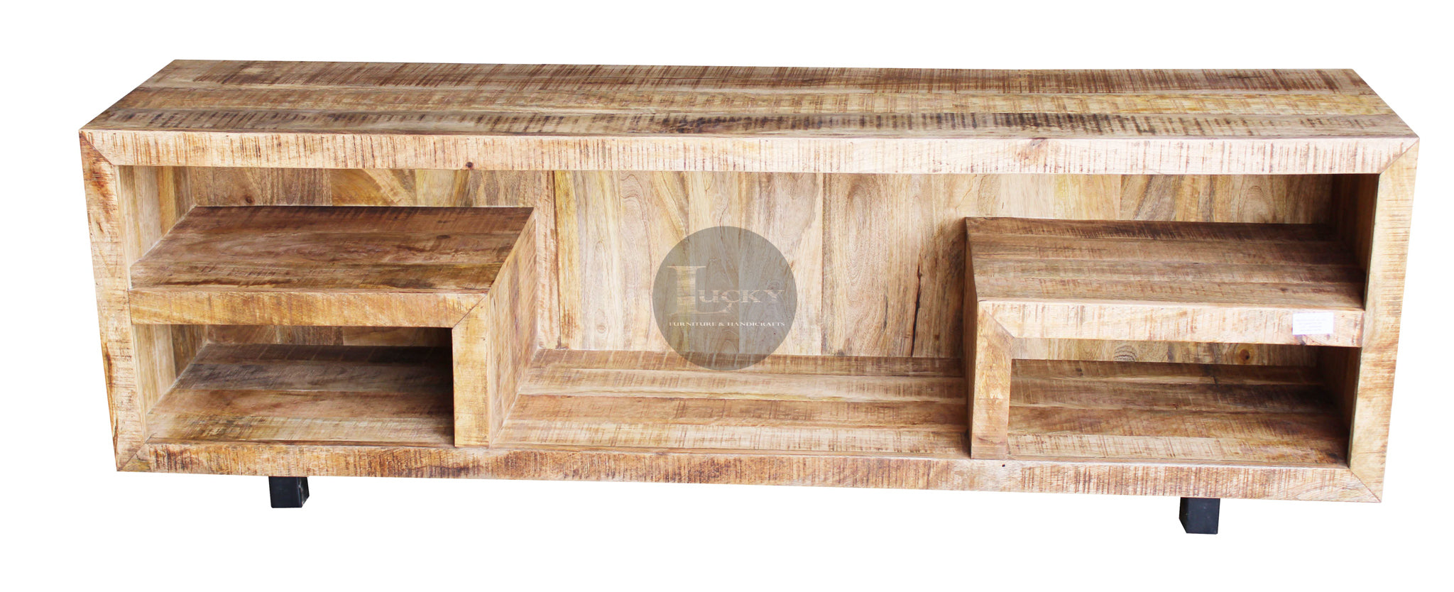 Mango Wooden Sections Tv Stand.