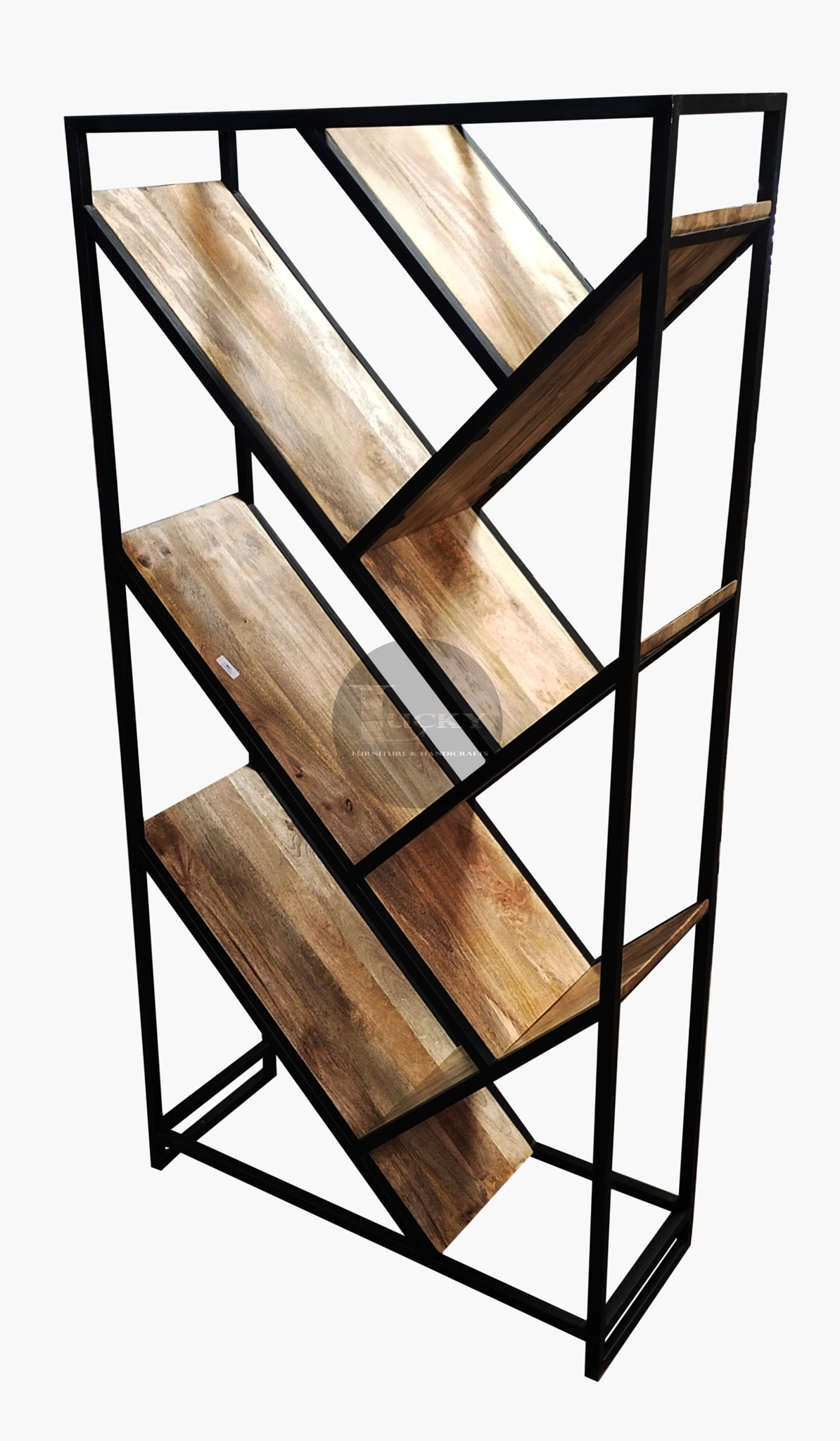 Slanted IW bookshelf.