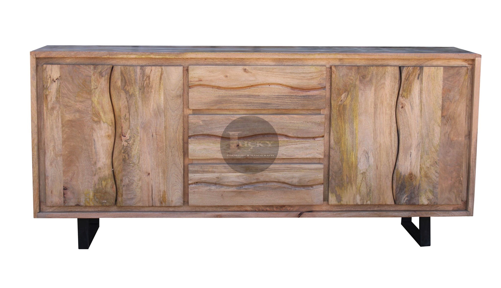 Mango Wood Live Edge Sideboard.