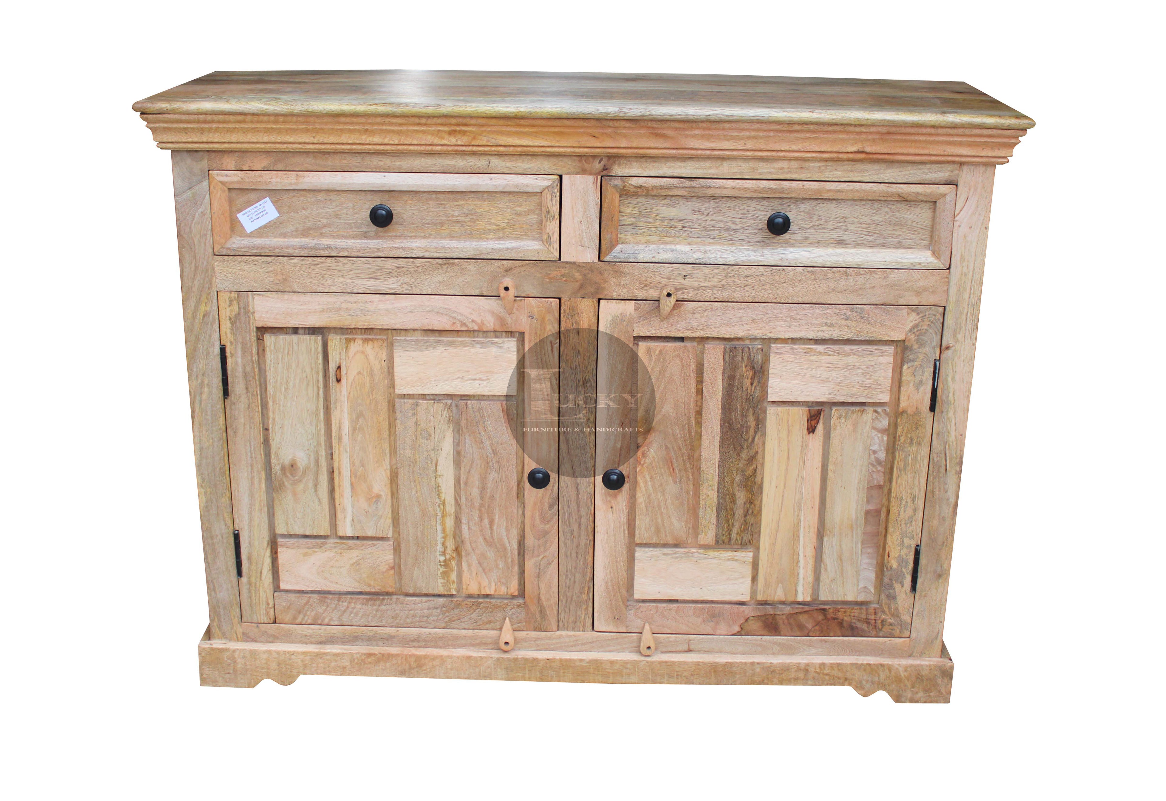 Mango Wood pieces sideboard 2 draw.