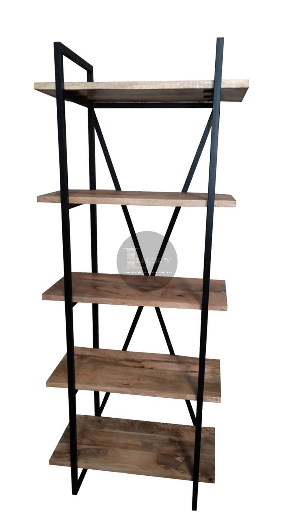 X back bookshelf minimalist.