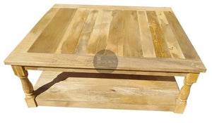 Mango Wood Pedestal Coffee Table.