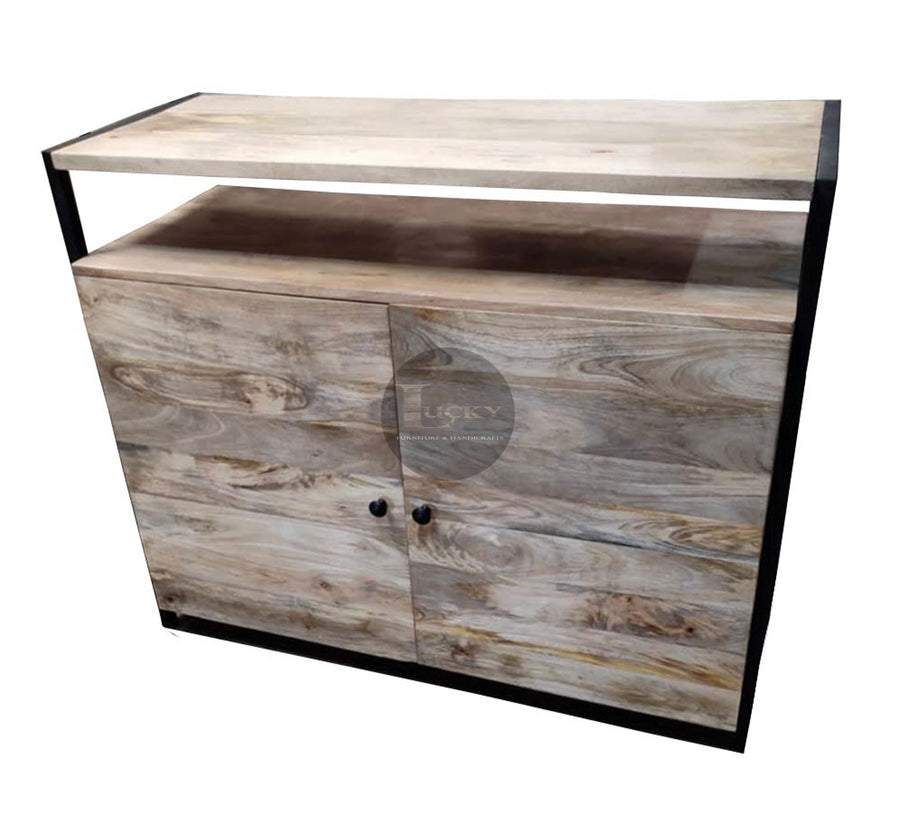 Mango wood Sideboard Cabinet.