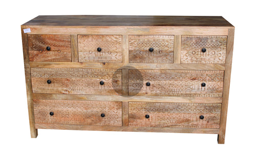 8 Draw Carved Design Drawchest.