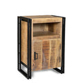 Mango Wood & Metal Bedside | Lucky Furniture & Handicrafts.