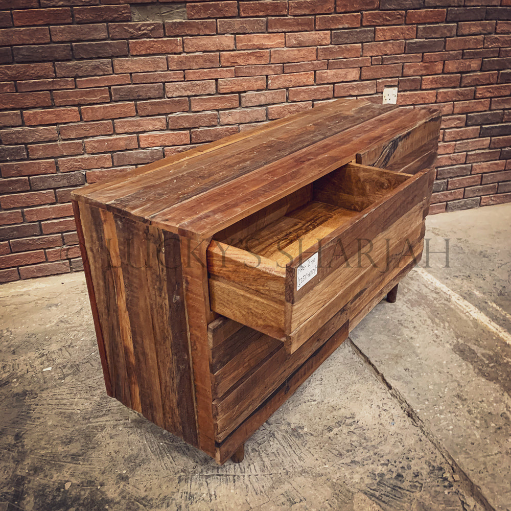 Rustic Teak wood drawchest | Lucky Furniture & Handicrafts.