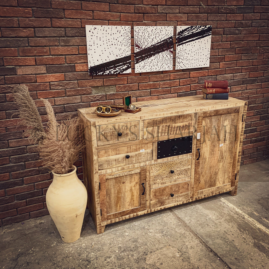 Fusion sideboard mango wood | Lucky Furniture & Handicrafts.