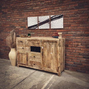 Fusion sideboard mango wood | Lucky Furniture & Handicrafts.