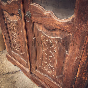 Vintage Teak carved cabinet | Lucky Furniture & Handicrafts.