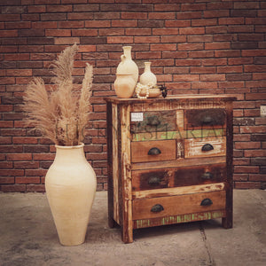 Recycle 6 drawer drawchest | Lucky Furniture & Handicrafts.