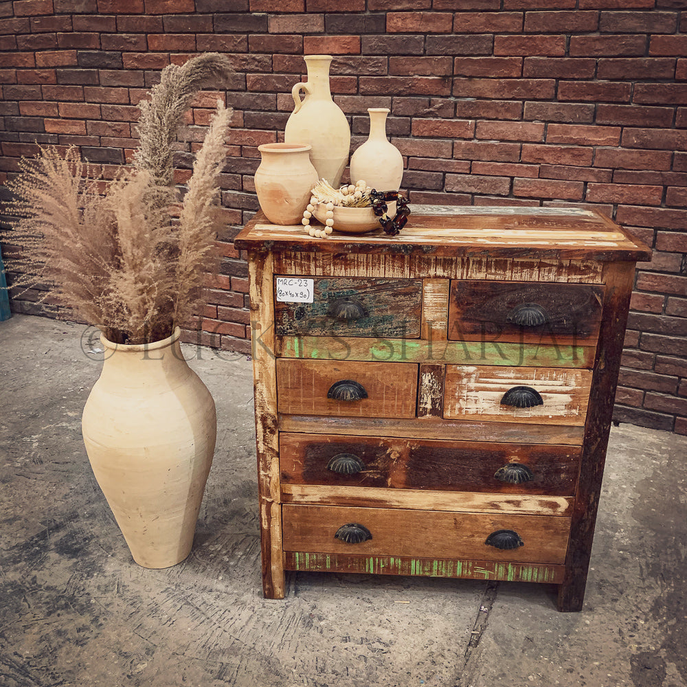 Recycle 6 drawer drawchest | Lucky Furniture & Handicrafts.