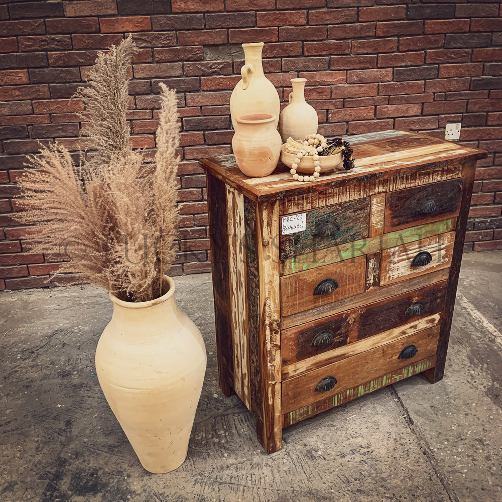 Recycle 6 drawer drawchest | Lucky Furniture & Handicrafts.