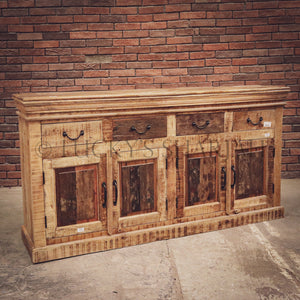 Railway wood inlay sideboard | Lucky Furniture & Handicrafts.